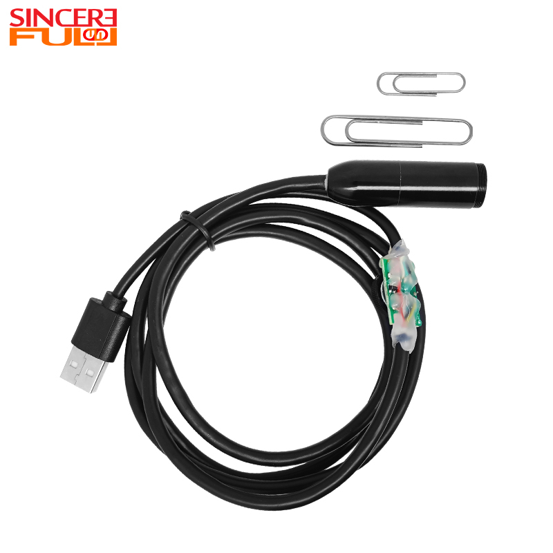 12MP High-resolution Integrated USB Endoscope Camera Module with Steel Shell