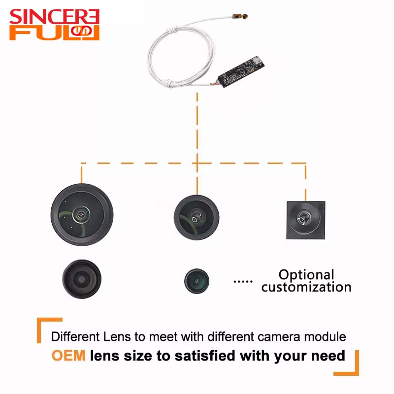 OV9734 Sensor Side View Endoscope Camera Module with Led