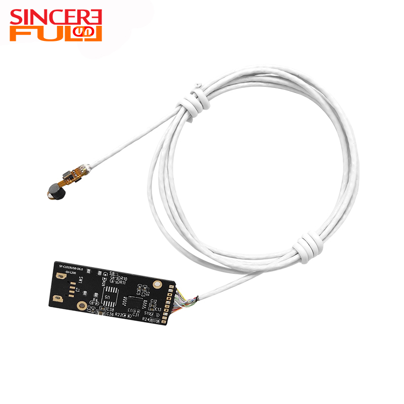 6mm Sensor OV9734 720P USB side view Endoscope camera module with LED