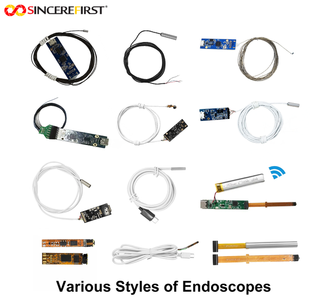 Triple-View USB Endoscope Camera Module with 3cm / 4cm / 5cm Focus Zones